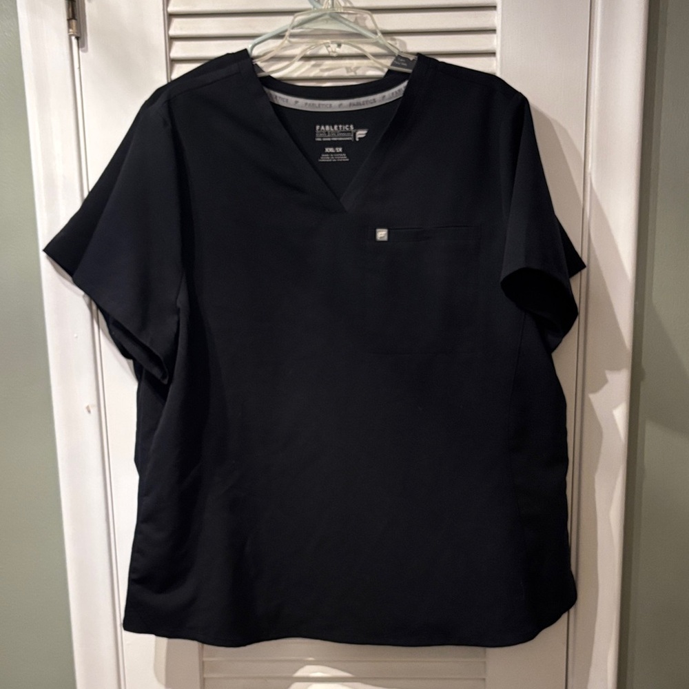 Fabletics Black V-Neck Top